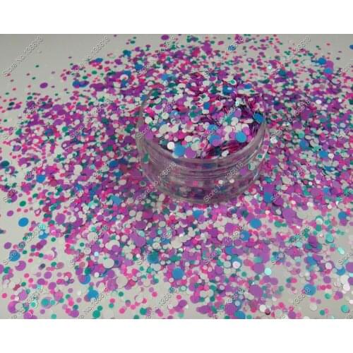Mix colors Dot nail art Glitter Round Paillette nail glitter design for nail gel polish,make up,decoration