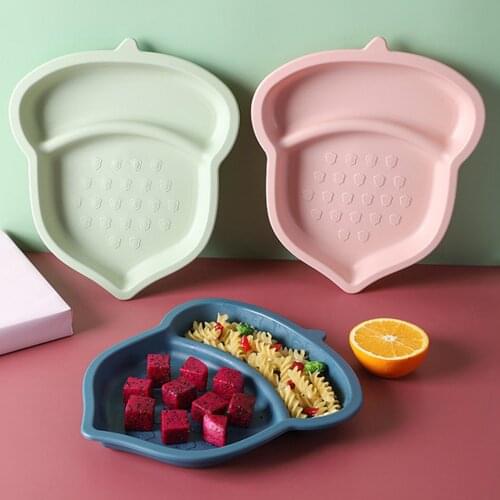 Strawberry Design Plate Tableware Candy Snacks Nuts Seeds Dry Fruits Plates Dishes Bowl Breakfast Lunch Plate Food Storage Plate