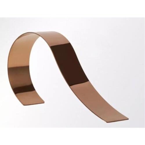 High-grade Stainless steel Rose Gold Metal Belt Holder Presentation Display Rack Waistband Display Holder Single Belt Rack Stand
