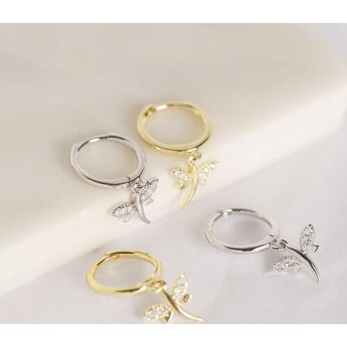 Dragonfly Earrings For Women Sweet Rural Style Outdoor Casual Jewelry Accessories Girlfriend Gift M25