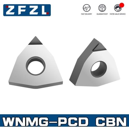 1PC WNMG PCD CBN diamond lathe cutter WNMG080402 WNMG080404 WNMG080408 turning tool CNC indexable insert