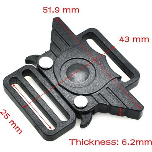 1000pcs/pack Pack 1" Webbing Detach Buckle for Outdoor Sports Bags Students Bags Luggage