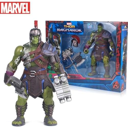 20cm Gladiator Hulk Moveable Modle Marvel Thor 3 Action Figure Genuine Authorized Peripheral GK Cool Figurines Toys for Youth