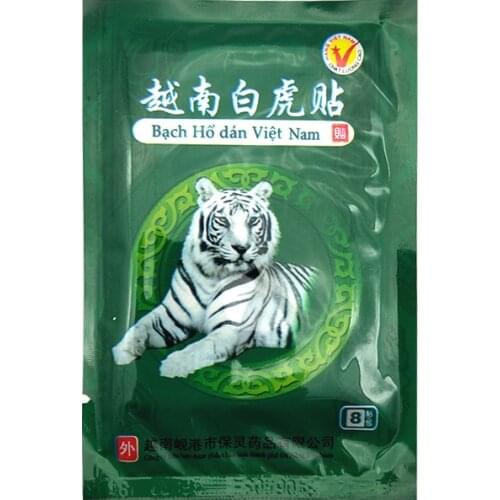 40pcs White Tiger Balm Vietnam Pain Plaster Pain Relief Dehydration Pain Rheumatism Muscle Arthritis Neck Meridians Patch