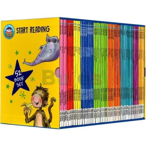52 books Hachette Start Reading Collection Original English Reading Childrens Books,4-7 years kids english grade learning books