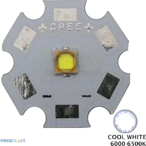 5x 5W LG3535 Cool White 6000-6500K High Power LED Emitter Diode with 8mm/10mm/12mm/14mm/16mm/20mm Aluminum or Copper PCB