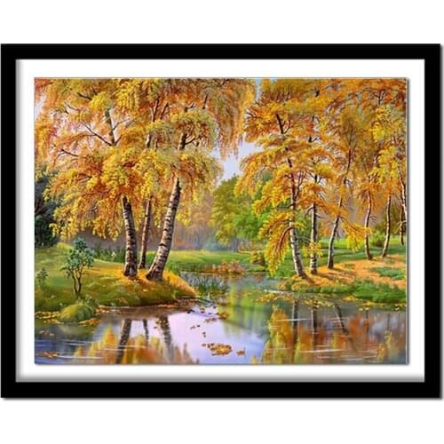 Diamant painting Diamond Embroidery Diy Diamond Painting Full Square Russia Landscape Bead Work Decorative Modern Crafts