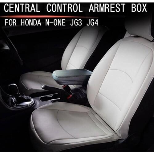 Car Central Armrest Box Punch-Free Central Console Armrest Box Storage Box for Honda N-ONE JG3 JG4 2020-2021