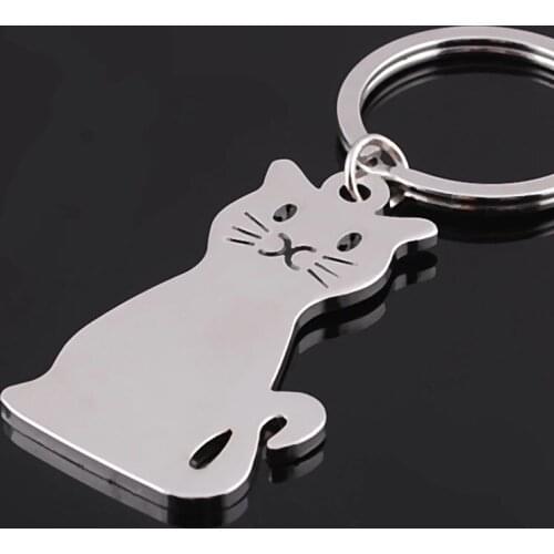 Pet cat and dog anti-lost information metal tag wholesale custom stainless steel dog tag