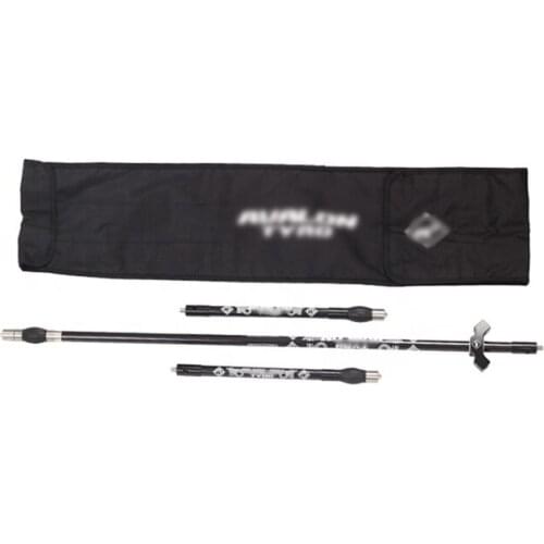 Archery Tag Adjustable Compound Bow Carbon Fiber Bow Stabilizer Balance Rod Set