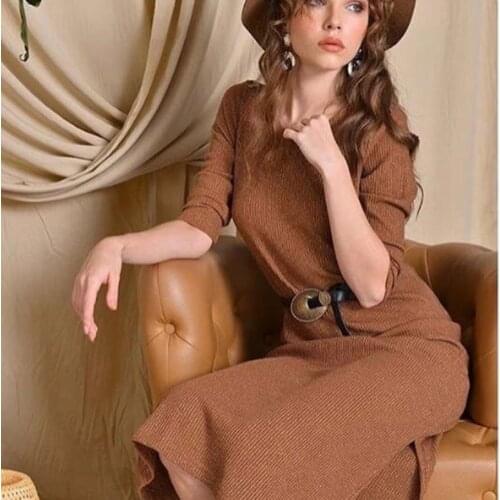 Модные трикотажные платья BSL China At AliExpress