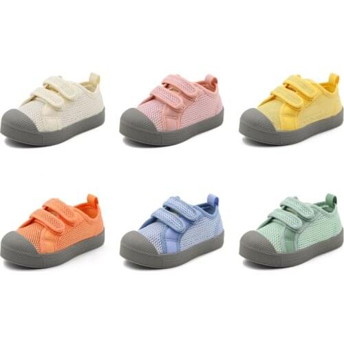 Baby Sneakers 2021 New Summer Fashion Children Flat Shoes Infant Kids Baby Girls Boys Solid Casual Mesh Sport Run Sneakers Shoes