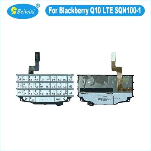 For Blackberry Q10 LTE SQN100-1 SQN100-2 SQN100-3 -4 -5 Keyboard Button With Flex Cable Phone Replacement Parts