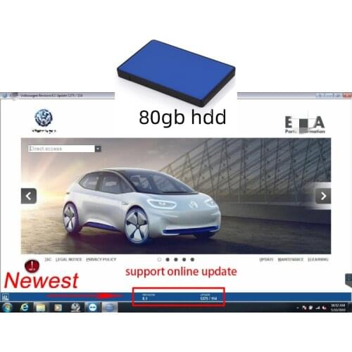 For V/W+AU/DI+SE/AT+SKO/DA, Support until 2020 years cars E T/ K 8 .2 V Group Vehicles Electronic Parts Catalogue