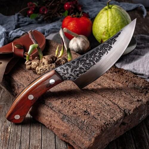 Liang Da 5CR15mov Handmade Stainless Steel Kitchen Boning Knife Fishing Knife Meat Cleaver Outdoor Cooking Cutter Butcher knife
