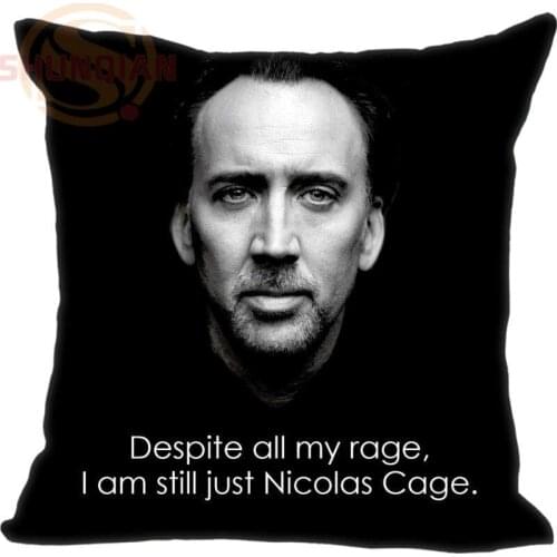 New Arrival Nicolas Cage Pillowcase Wedding Decorative Pillow Case Customize Gift For Pillow Cover