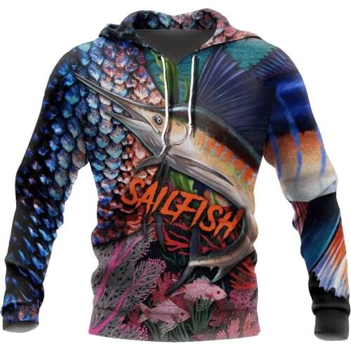 Sailfish Fishing on skin 3D Printed Hoodies for men and women Harajuku Fashion Hooded Sweatshirt Autumn Hoody Casual streetwear