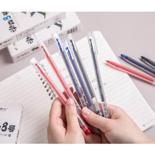 Xiaomi Mijia Student stationery gel pen 0.5mm black blue red water-based pen signature pen stationery pen school office supplies