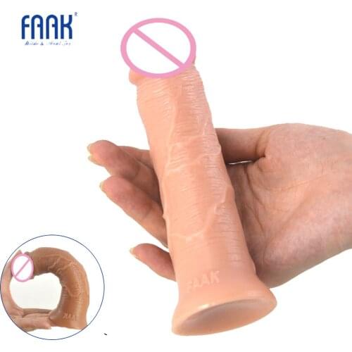 Silicone Dildo Beginner Sex Toy Plug Realistic Penis Female Anal Butt Plug Adult Sex Products Man Lesbian Masturbation Fetish