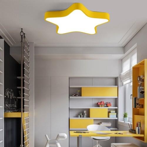 Modern Multicolor Macaron LED Ceiling Lights Children Baby Kids Room Lamps Minimalist Kindergarten Decorate Luminaires Fixtrue