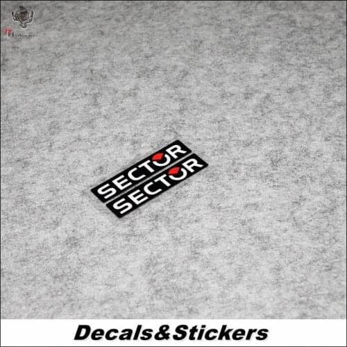 NO.L108 SECTOR 3M Reflective Modified Stickers Car Glass Helmet Waterproof MOTO GP Decals Racing Motorcycle