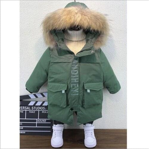 Boys Winter Coat Long Children Casual Parkas Jacket for Boy Coats Kids Down Outerwear Clothes Teens Windbreaker Toddler Hoodies