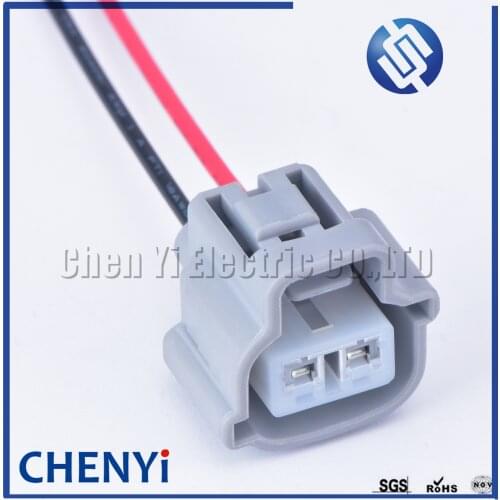 1 Pcs 2 Pin female Automotive Fog Socket Lamp Plug Turn Signal Light Connector With Cable Wire Harness 90980-11019 For Toyota