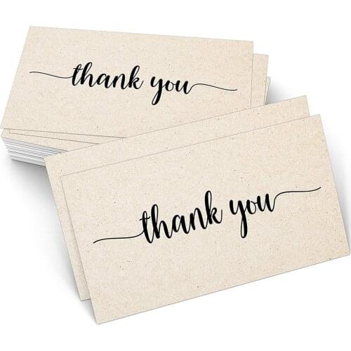 10-30pcs Thank You For Your Order Card Custom Write Your Business Card Small Business Gift Decoration Label Goods Follow Card