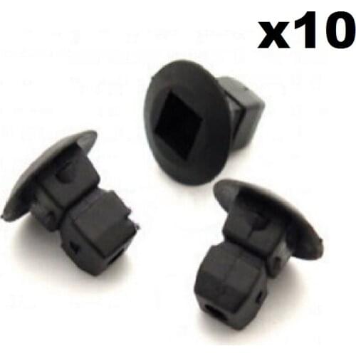 10x Plastic Grommets, Lock nuts, Expanding Nuts- For Audi Bumper, Trim, Shields etc