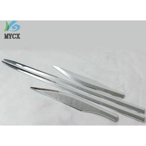 4PCS Accessories NEW! ABS Chrome Car Body Door Side Molding Trim Ring FOR Toyota C-HR CHR 2016 2017 2018 2019