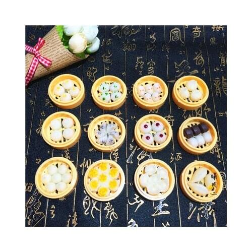 5 pieces/ lot)Chinese style three-dimensional characteristics of creative features snacks dumplings Fridge