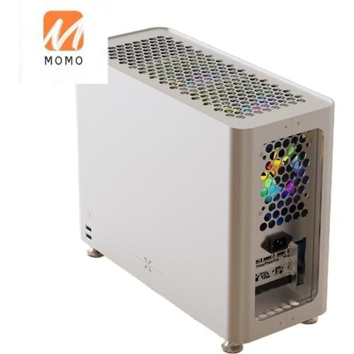 Factory Direct Sale Stock DIY Installation Aluminum Mini MATX Gaming PC Case Desktop Chassis