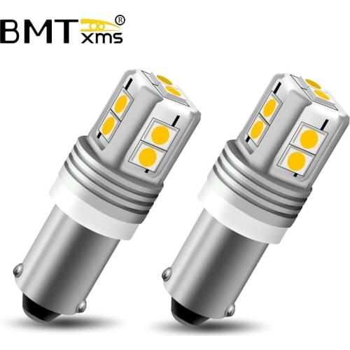 BMTxms Canbus BA9S BAX9s H21W BAY9s LED Light Bulbs For Car Reverse Parking Turn Signal Brake Interior License Plate Lamp
