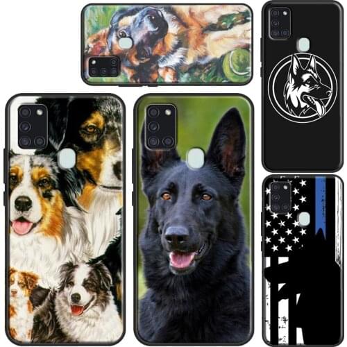 German Shepherd Dog Cover For Samsung A12 A32 A42 A52 A72 A11 A31 A51 A71 A02 S A20 A30 A40 A50 A70 A20e A21S