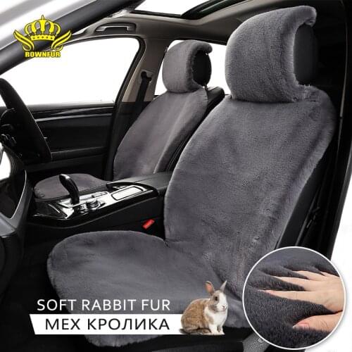 Faux rabbit fur Car Seat Cover winter Universal Automotive interior Artificial rabbit fur Car Seat Cushion