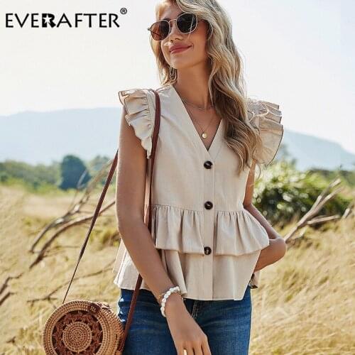 EVERAFTER Sleeveless Blouses