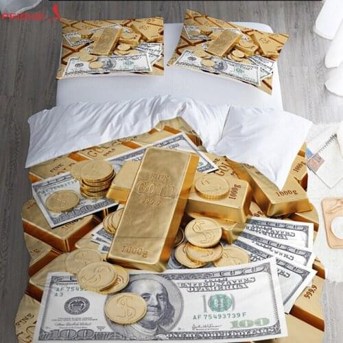 PEIDUO New Fashion 3D Creative Pattern 2/3Pcs Duvet Cover Set 3D Duvet Cover With Pillow Case 3D Bed Sheet Bedding Sets