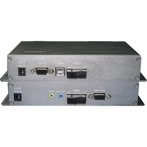 KVM Optical Transceiver HDMI / VGA to Fiber Transceiver USB Key Mouse Fiber Extension Remote Control Support U Disk