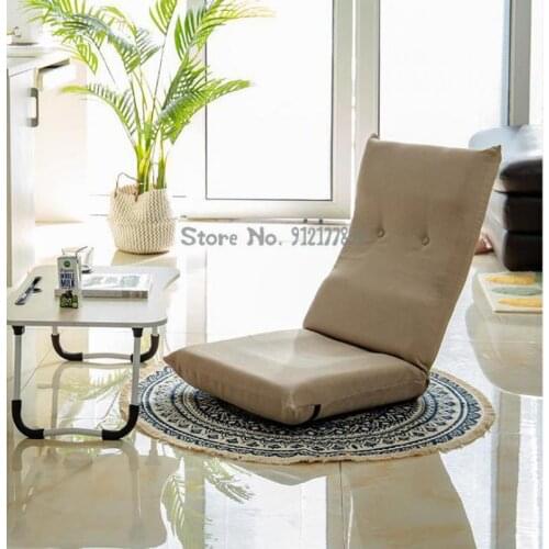 Lazy sofa single tatami folding Japanese-style small sofa bed seat bedroom balcony bay window back chair
