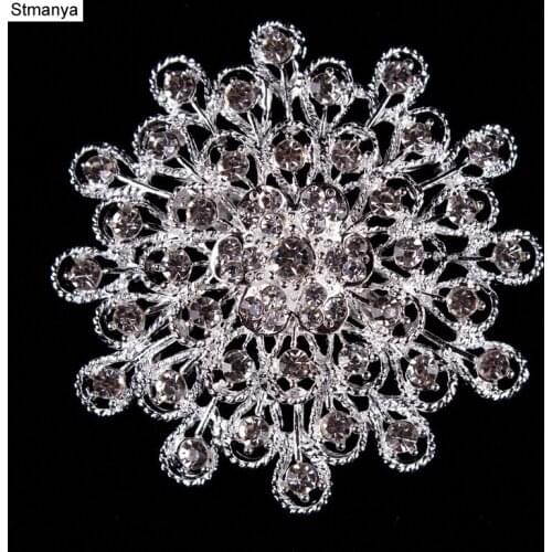 New high - grade alloy brooch clothing accessories DIY bridal hand holding flowers materials wedding H1016