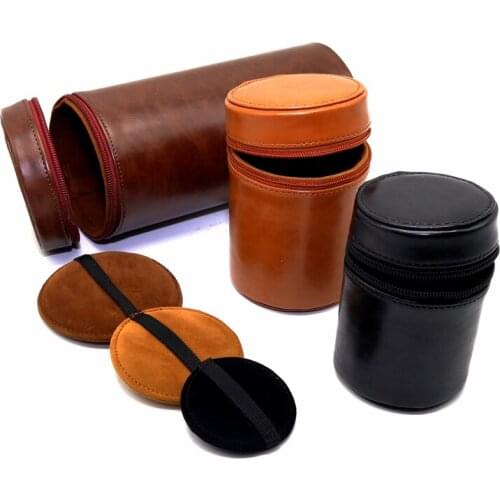 New PU Shockproof Protective Camera Lens Bag DSLR Hard Case Cover for Canon Nikon Sony Pentax Fuji Waterproof SLR Lens Pouch