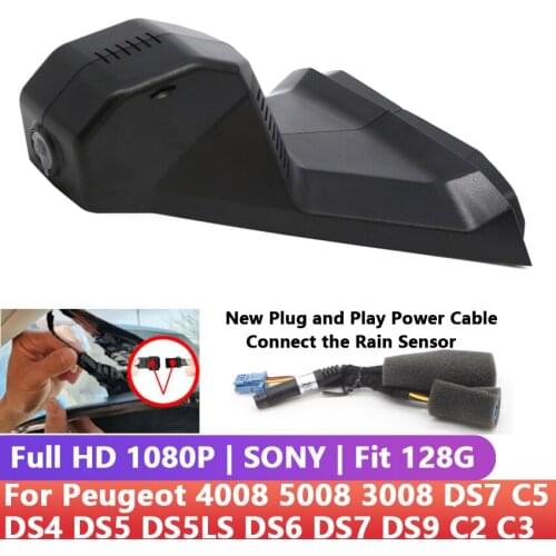 New ! 1080P Wifi Hidden Car DVR Dash Cam Camera Video Recorder For Peugeot 4008 5008 3008 DS7 C5 DS4 DS5 DS5LS DS6 DS7 DS9 C2 C3