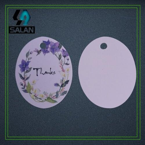 Wholesale stock thanks cards hang tags bookmarks for clothing paper printed gift tags custom hang tags hand work label