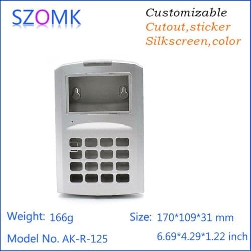 Plastic box for electronic project wall mount enlosure (4 pcs) 170*109*31mm szomk outdoor plastic access control abs shell box