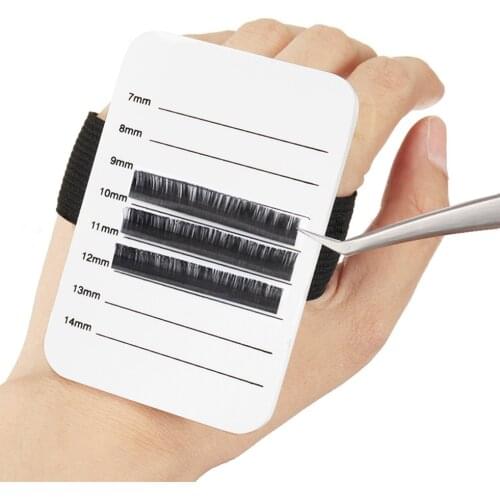 Fake Eyelash Tray Strip Stand Acrylic Eyelashes Lashes Display Hand Plate Eye Lash Extension Grafting Stand Palette Tool