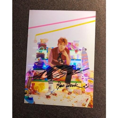 Signed SJ SUPERJUNIOR Super Junior Ryeo Wook autographed photo TIME SLIP 5*7 9P2