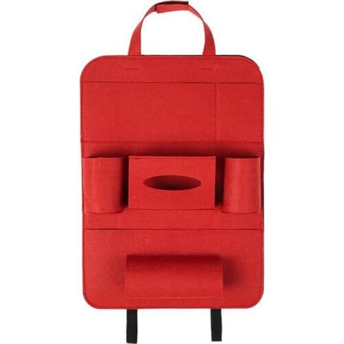 Hanging Organizer Bag Car Seat Back Universal Auto Multi-pocket Pad Cups Storage Holder Bag Auto Car Seat Back Storage Bags