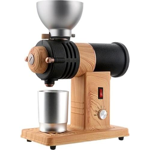 Hot sale slow speed adjustable coffee grinder hot sale coffee grinder aluminum alloy material household grinder