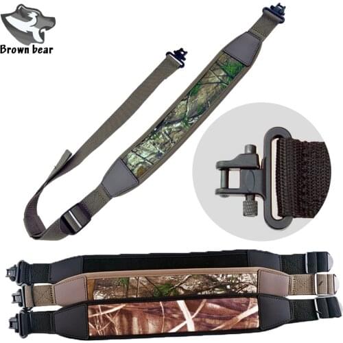 AdjustableTactical Gun shoulder strap Belt Gun slings with 1.25" Quick Detach Sling Swivels For Rifle Hunting