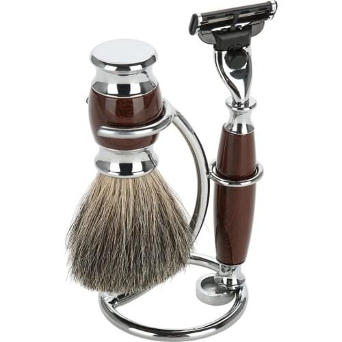 1PC Shaving Tool Holder Men Shaving Razor Brush Holders Stand Shaver Stainless Steel Stands Shaving Tools For Home Hotel